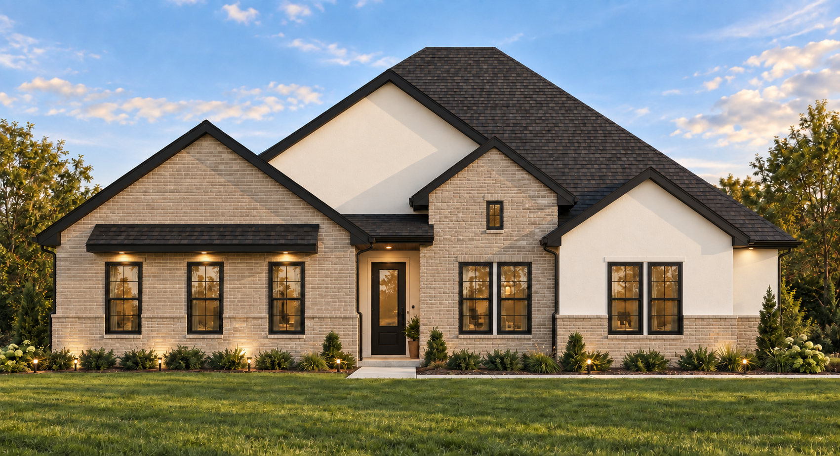 Front Elevation - OPT F for 4004 Enclave Drive, Longview, Texas
