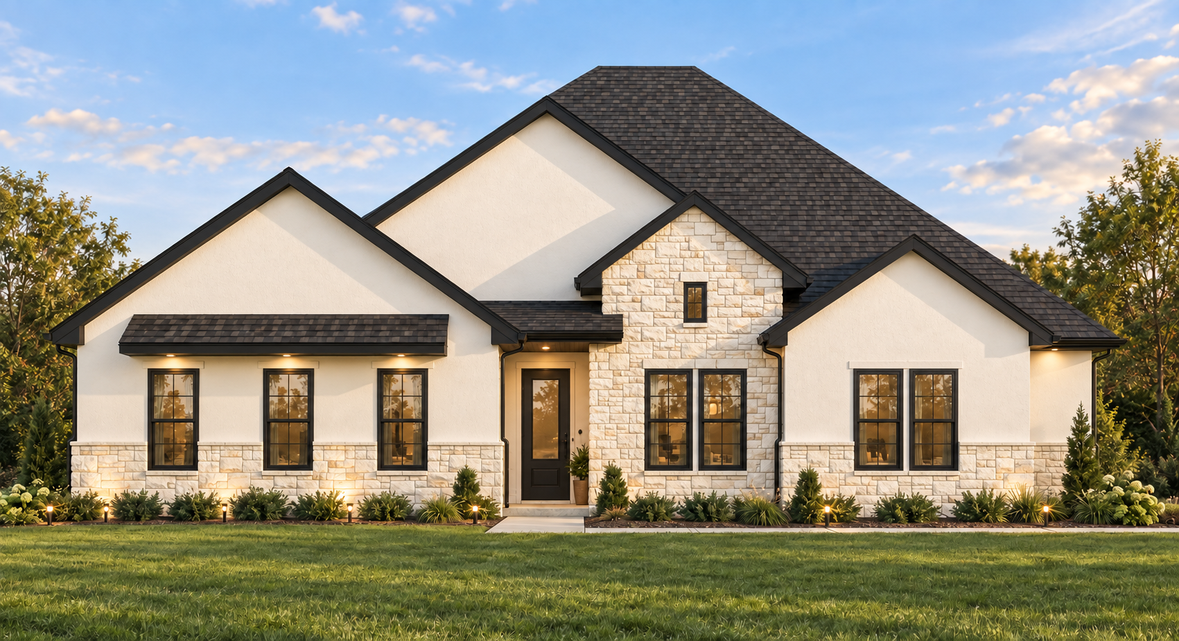 Front Elevation - OPT A for 4004 Enclave Drive, Longview, Texas